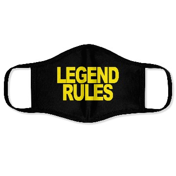 Discover Lengend Rules Red and Yellow Face Masks
