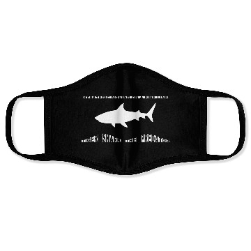 Discover Tiger Shark, Strategic Moving on a Fine Line Face Masks