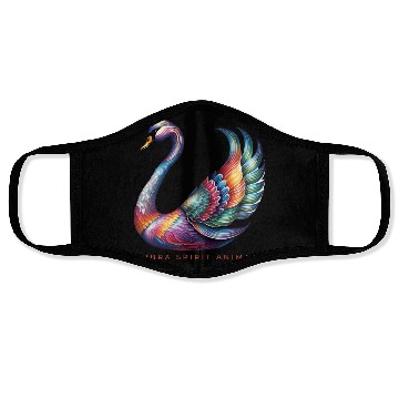 Discover Libra Spirit Animal Swan Alebrije Face Masks