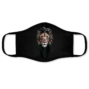 Discover Afghanistan Lion Face Masks