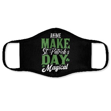 Discover Anime Make St Patricks Day Magical Face Masks