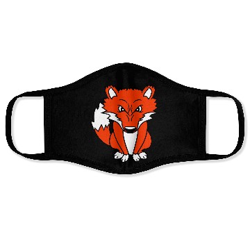 Discover Fox Evil Eye Dangerous Red Fox Wild Animal Angry Face Masks