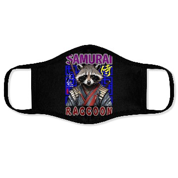 Discover Samurai Raccoon Face Masks
