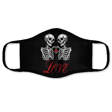 Discover Funny Valentines Day Skeleton Face Masks