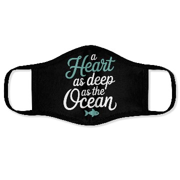 Discover Pisces Zodiac A Heart As Deep As The Ocean Face Masks