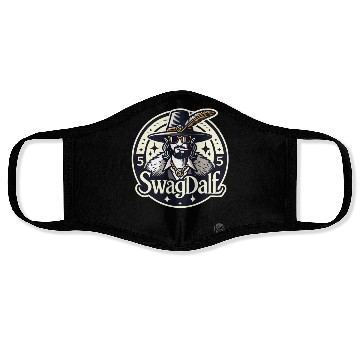 Discover Swagdalf – The Swaggin' 70s Pimp Wizard Face Masks
