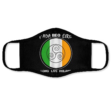 Discover Fada Beo Éire , Long Live Ireland Face Masks