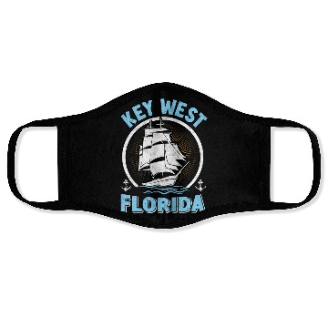 Discover KEY-WEST FLORDIA Sailing West Keys Sailing Outfit Face Masks