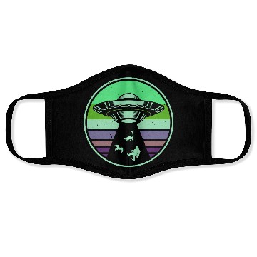 Discover UFO-Bigfoot Nessie Unicorn Face Masks