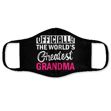 Discover Officially the world s greatest grandma productor Face Masks