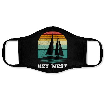 Discover KEY-WEST FLORIDA Sailing Sunshine-State West Keys Face Masks