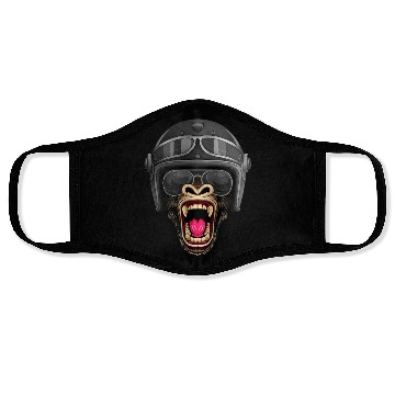 Discover Biker Gorilla Motorcycle Silver Back Monkey Face Masks