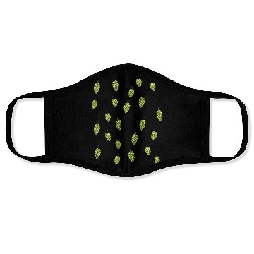 Discover Hops Beer Drinker Men's Brewing IPA Hops Face Masks