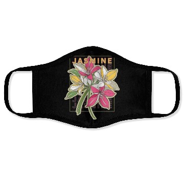 Discover JASMINE Floral Bliss. Flower Aesthetics Face Masks