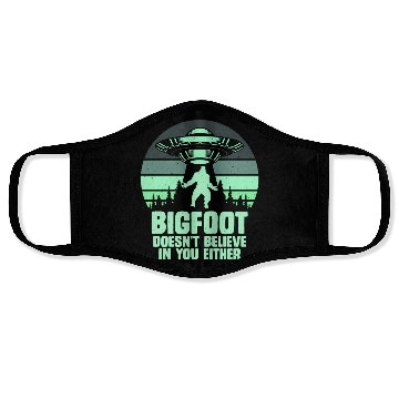 Discover UFO-Bigfoot Yeti Sasquatch Face Masks