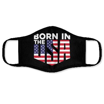 Discover Born In The USA Face Masks