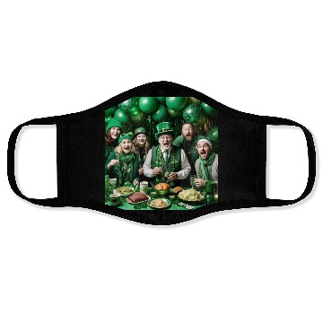 Discover Green decorations for st paddy s day celebration Face Masks