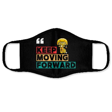 Discover keep moving Face Masks