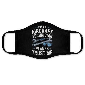 Discover Aircraft Technician Avionics Maintenance Airport Face Masks