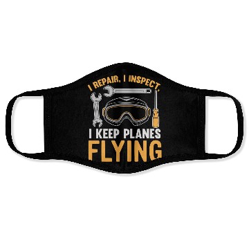 Discover Aircraft Technician Avionics Maintenance Airport Face Masks