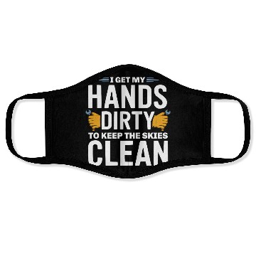 Discover Aircraft Technician Avionics Maintenance Airport Face Masks