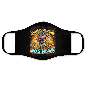 Discover Mining My Own Business Female Face Masks