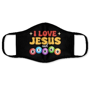 Discover I Love Jesus and Bingo Face Masks