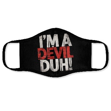 Discover I'm A Devil Duh 13 Face Masks