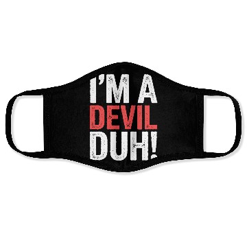 Discover I'm A Devil Duh 12 Face Masks