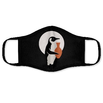 Discover Penguin Embrace Pottery Magic Scene Face Masks