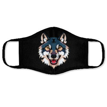 Discover Wolf head 30 Face Masks
