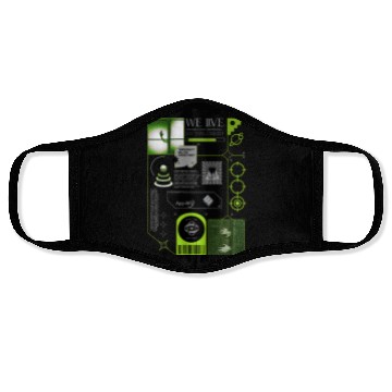 Discover Dimensions Streetwear Style Face Masks