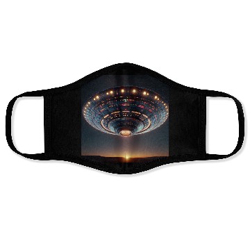 Discover Alien spaceship Face Masks