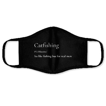 Discover Catfishing Definition Face Masks