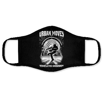 Discover Urban moves timeless grooves Face Masks