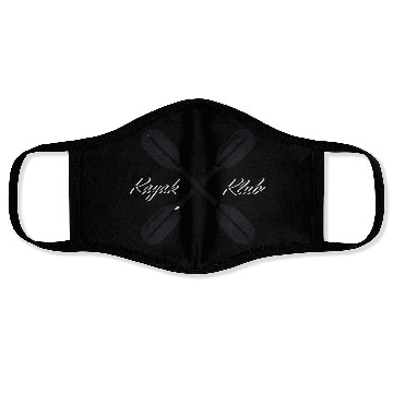Discover Kayak Klub Logo Face Masks