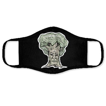 Discover Tree Man Face Masks