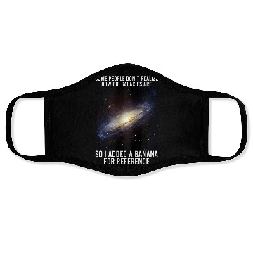 Discover Galaxy Meme Science Astrophysics Astrology Face Masks