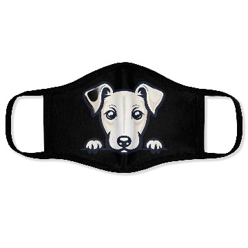 Discover Jack Russell Terrier JRT Sweet Face Face Masks