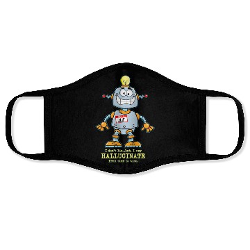 Discover AI May Hallucinate Sometimes Face Masks