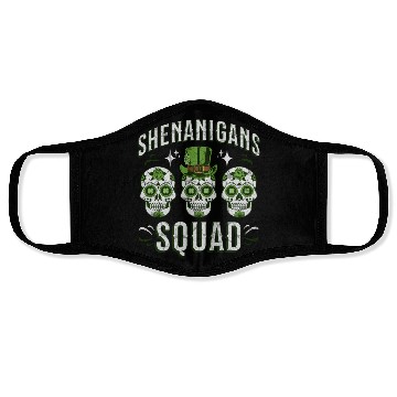 Discover Shenanigans Squad – St. Patrick’s Day Face Masks