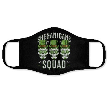 Discover Shenanigans Squad – St. Patrick’s Day Face Masks