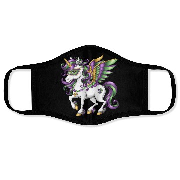 Discover Happy Mardi Gras Unicorn Mask New Orleans Girls Face Masks