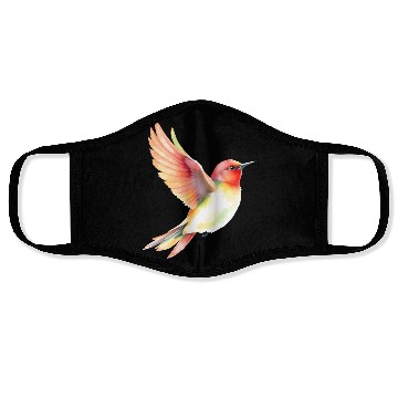 Discover Bird in Flight Face Masks