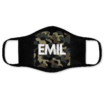Discover Emil Name Face Masks Men Good Quality Camouflage