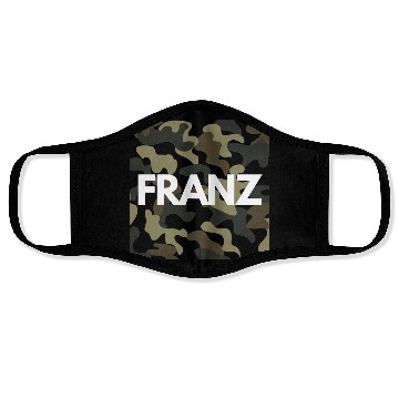 Discover Franz Name Face Masks Men Good Quality Camouflage