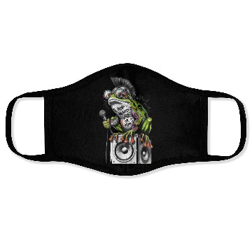 Discover Frog Punk Street Art Graffiti Design Face Masks