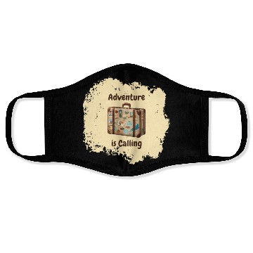 Discover Adventure is Calling Face Masks