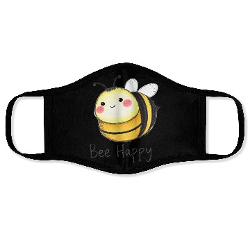 Discover Bee Happy Face Masks