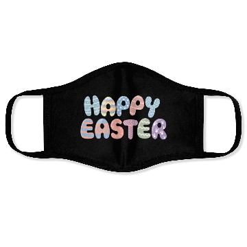 Discover Happy Easter – Festive & Colorful Egg-Themed Desig Face Masks